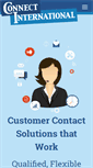 Mobile Screenshot of connect-bpo.com